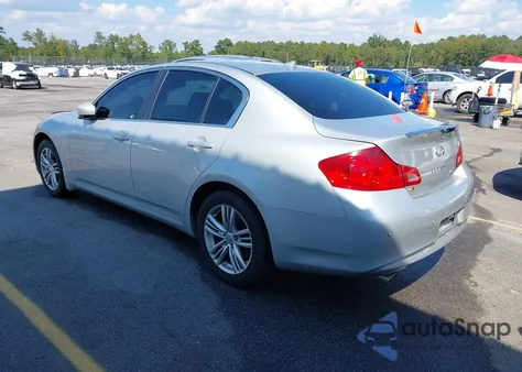 2013 Infiniti G37X z USA, uszkodzony, nr VIN JN1CV6AR1DM753505